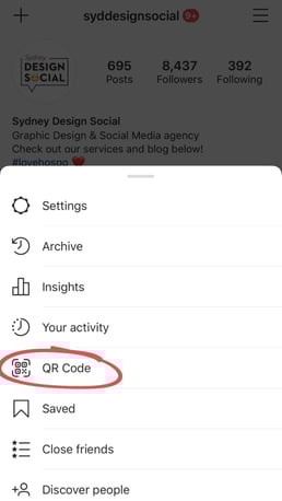 How to generate your Instagram QR code