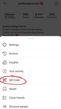 How to generate your Instagram QR code
