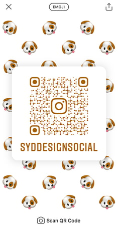 Instagram QR code for Sydney Design Social