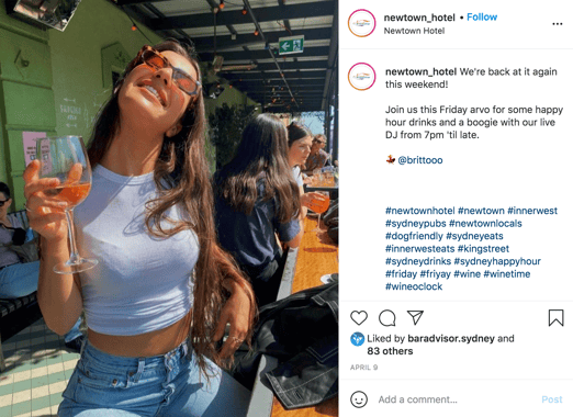 Social Media marketing agency client