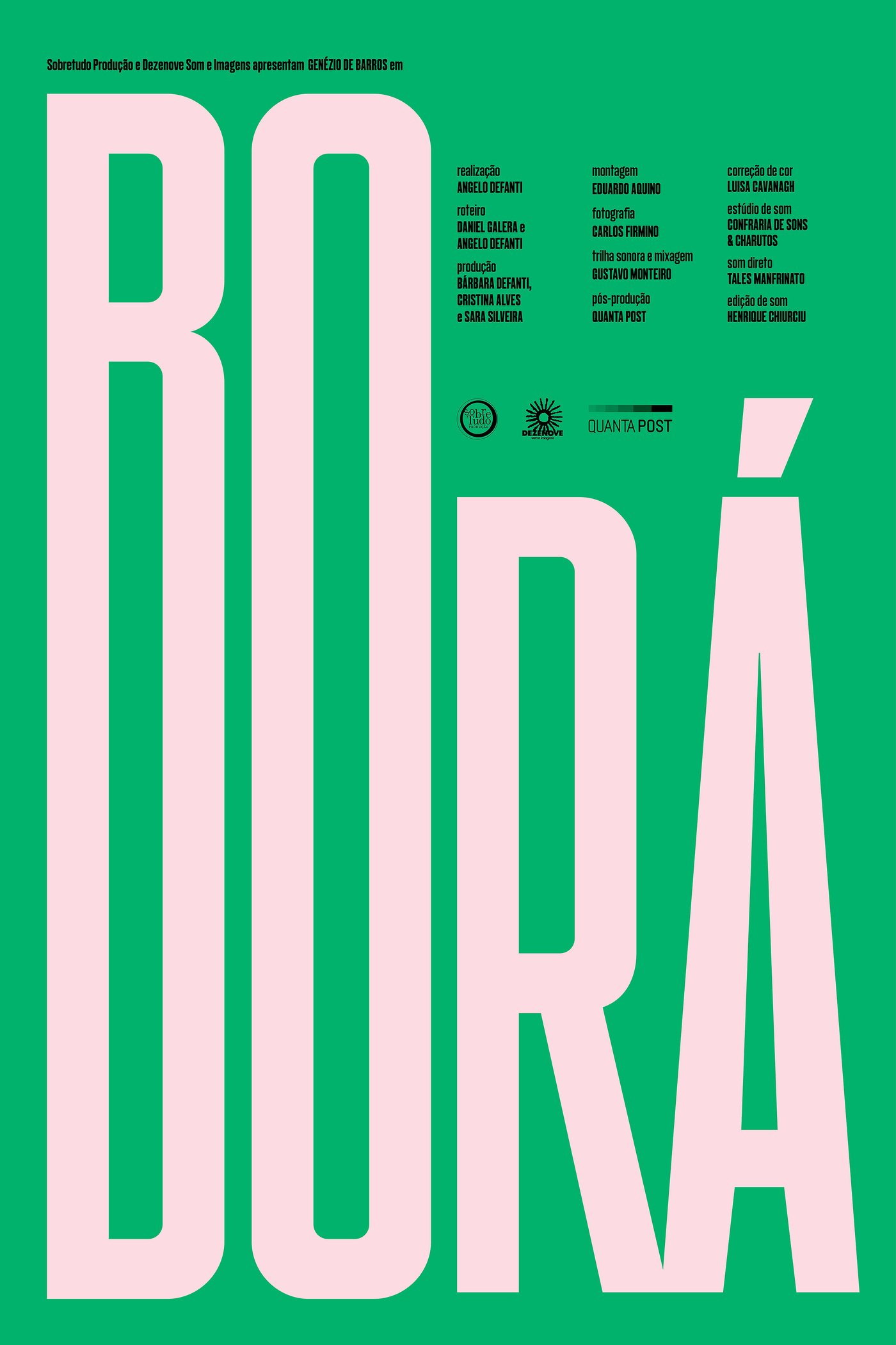 Bold typographic poster