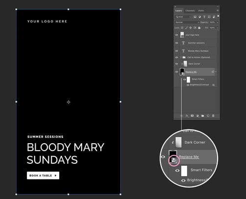 Instructions on how to use and customise free Instagram templates