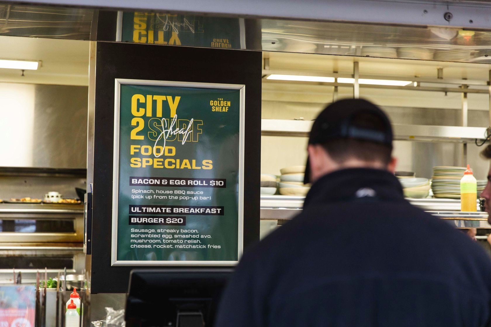 sydney design social golden sheaf hotel double bay city 2 surf 2 sheaf menu board design