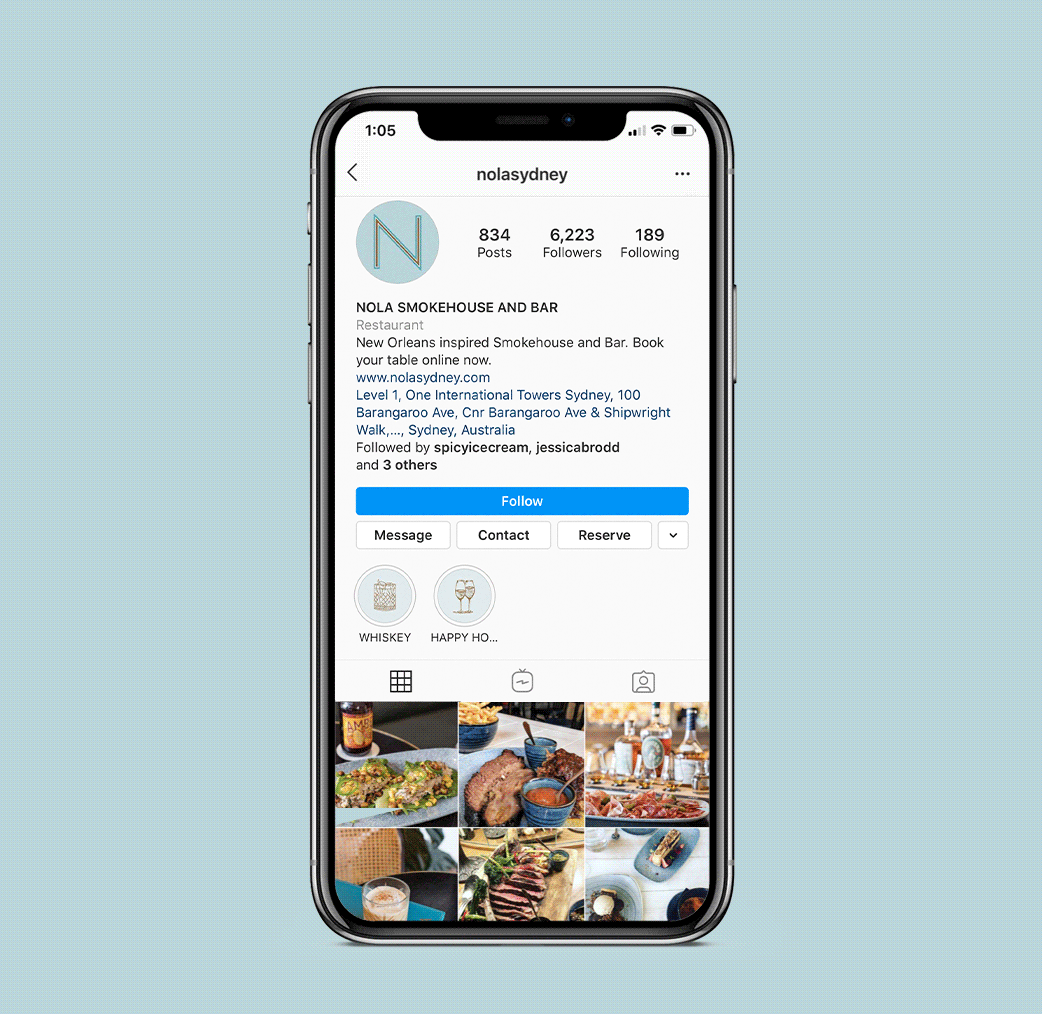 sydney design social nola smokehouse instagram management